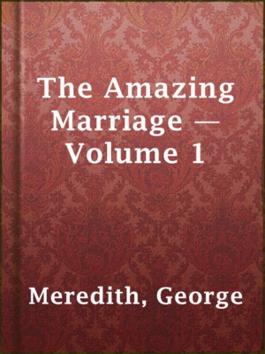 cover image of The Amazing Marriage — Volume 1
